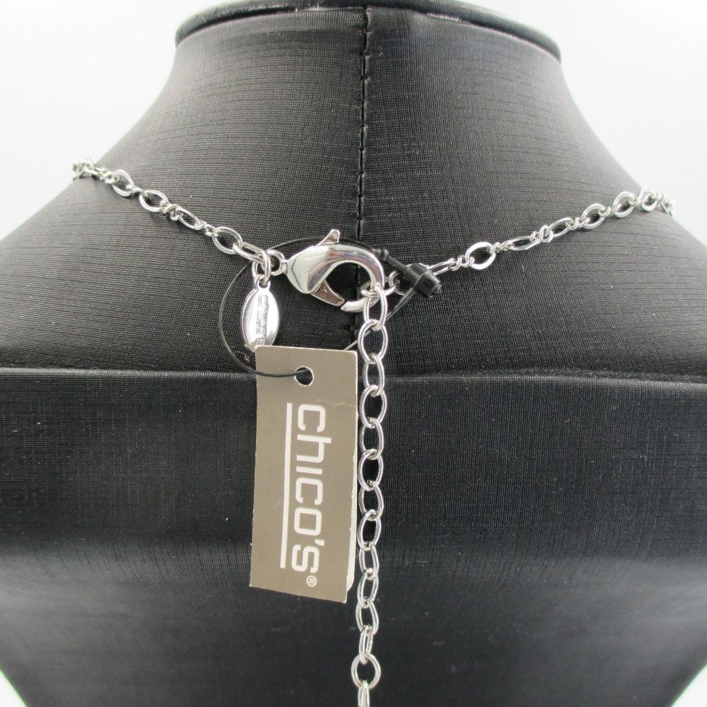 Chico's Bead Tassel Necklace Boho Exotic NWT - Picture 4 of 6
